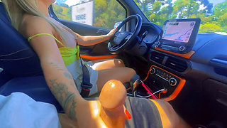 Mysterious Uber Driver Jerks off During Ride
