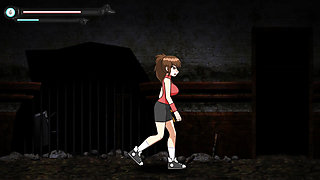 horny fast monster ghost caught up with her and then fucked her and her friend