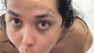 POV Blowjob Teen Girl Brunette Compilation