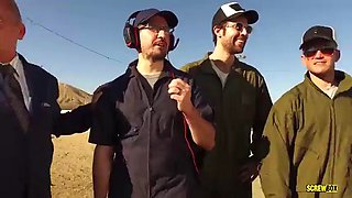 Hot brunette gets fucked hard: Big Ass, Blowjob  Babe Porn