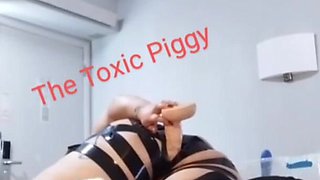 SSBBW Anal Slave Takes 12 Inches in Gaping Asshole
