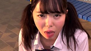 Japanese teens with dressing swimmsuite and lingerie