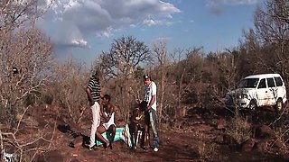 african sex safari threesome orgy