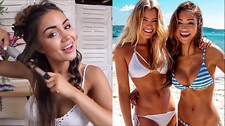 Pia Muehlenbeck in a jacking off challenge