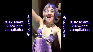 Xbiz Miami 2024 Pee Compilation