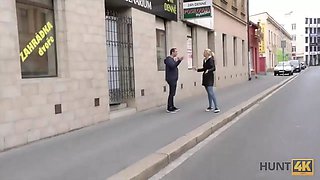 Hunt4k. porno for cash with stranger drives blonde to a few climaxes