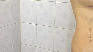 Angel of Asia Gets Horny in the Bathroom