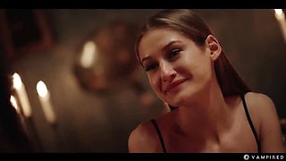 Gothic Lesbian Vampire Seduces Nerdy Girl in Haunted Mansion - Hypnotic Pussy Eating & Mind Control Sex