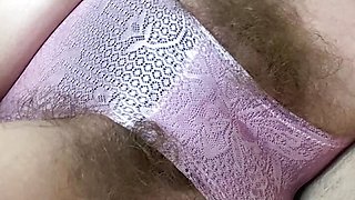 Pissing in Panties super hairy pussy HD FETISH VIDEO