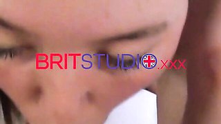 Brit Studio featuring lady's brunette movie