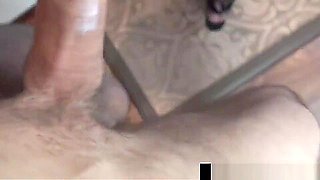 Sex Crazed Cougar Shanda Fay Fucks Hubby On Kitchen Floor!