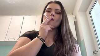 BBW Blows Cigarette Smoke in Your Face