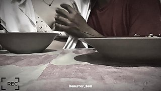 Handjob at Noodle Restaurant with Tinder Girlfriend, Outdoor!!!