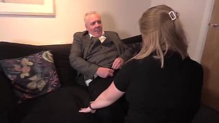 Hot British MILF Marie X Gets Interviewed and Fucked Hard by Group
