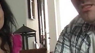 Adult couple pussy fucking big dick sucking house party
