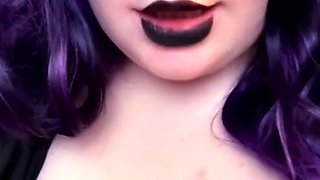 BBW Goth SexDoll Empties BBC (Extended Preview)