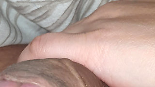 Step mom saw step son big erection and handjob his cock