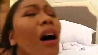 Filipina teen gets creampie from white cock