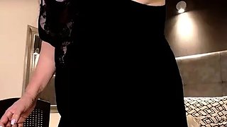 Cute curly brunette solo webcam masturbation