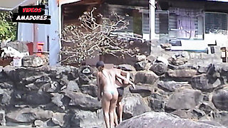 Hot Girls Take off Their Clothes on a Deserted Beach