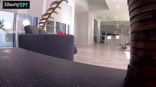 Nanny Lets Boss Borrow Her Fuck Hole After Getting Caught Playing With Her Toys - Amina Fara