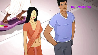 Rough Evening with Perv Indian Wife, He Loves the Massive BBC Cum - Hentai Parody HQ