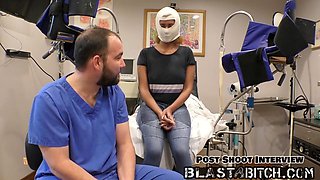 Taylor Ortega's pussy gets creampied in a POV medical roleplay