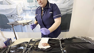 Part 2:- Matron Satana and Gimp R bound in medical room.