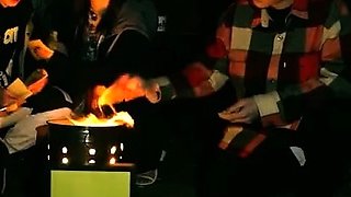 Japanese teen has her holes toyed qith