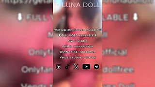 Luna Doll Gets Rough Hotel Fuck - Big Tits, Deep Throat & Cum in Mouth