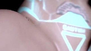 Sex Robot Fucked in the Bus POV