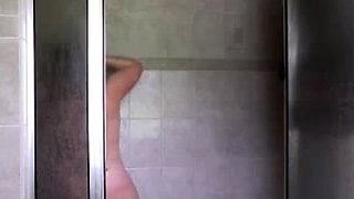 Big-Bottom MILF in the Shower