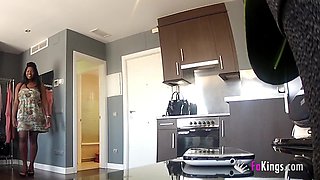 Cuban assistant offers full service. Cuban Lisa Black pleases Jordi the Shaft Boy at FAKings