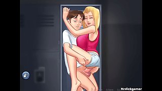 Summertime, anime sexy, 18 year old