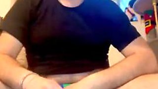 Slow Strip and Intense Solo Release on Chair