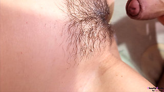 Amateur Hairy Babe Penetrated and Fucked in Extreme Closeup Till Orgasm