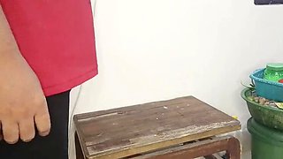 Desi Delivery Boy Fucks Tan Maid Hard in Doggy Style - Riya Moni