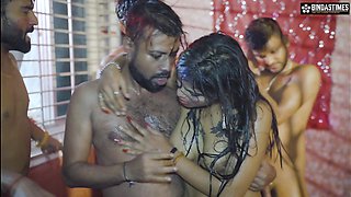 Desi Bihari Chapri Live Nude Dance Show with Hot Girl Pratibha and All Boys