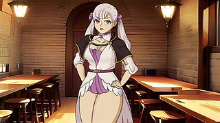 Cachipun With Waifu - Playing Rock, Paper, Scissors With Black Clover's Noelle Silva Until He Fucks Her