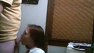 Cute brunette young hookup amateur teen blowjob