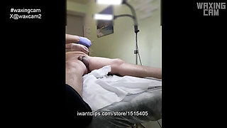 Waxing Male Nurse Handjob & Huge Cumshot - CFNM Cam Show
