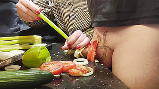CBT. Extreme Dick and Urethral Torment in the Kitchen! Cooking Cock 2. Episode 23. Full.