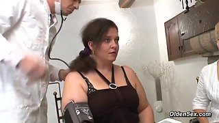 Mature Patient Double Pussy Fisted