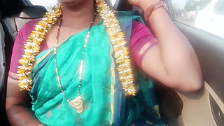 Step Dad Angry Daughter in Law Car Sex Telugu Crazy Dirty Talks. Part -2