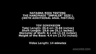 Natasha Rios Testing The Handmade Impaler Size L (With Additional