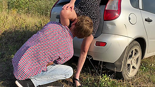 Foot Fetish in Nature.