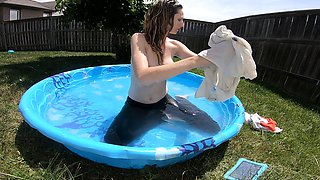 Amateur French Teen Outdoor softcore