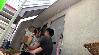 Small titted Asian deep nub and ass fuck