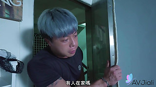 The Landlord Watches Lina Masturbate and Squirt