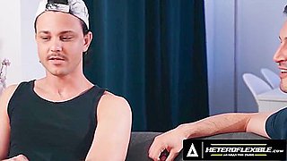 Horny College Hunk Derek Kage Makes Excuses To Jerk Off With Babysitter Enzo Muller